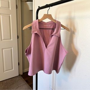 Abercrombie Essential Polo Tank XXL Purple
